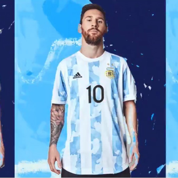 adidas | Shirts | Adidas Lionel Messi Argentina 2021 Home Soccer Jersey
